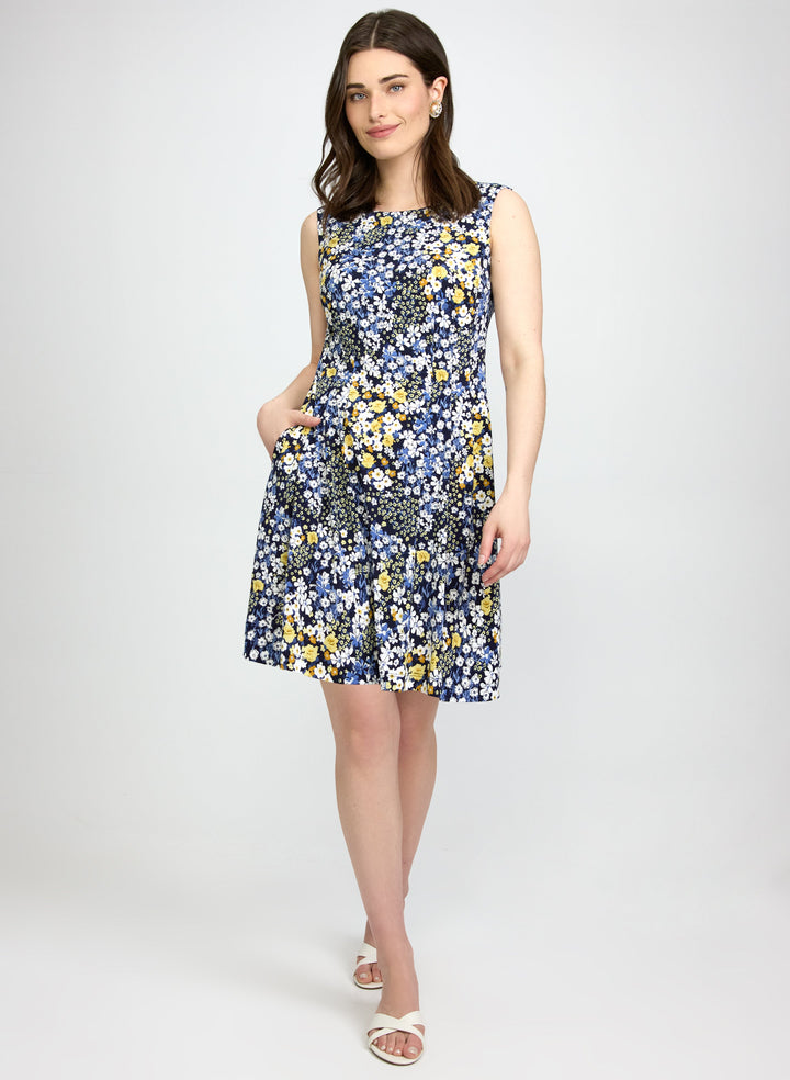 Floral Print Sleeveless Dress