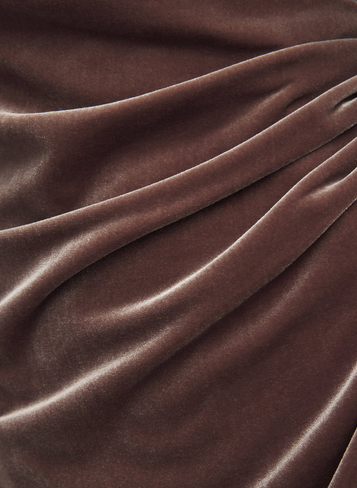 Fitted Velvet Dress
