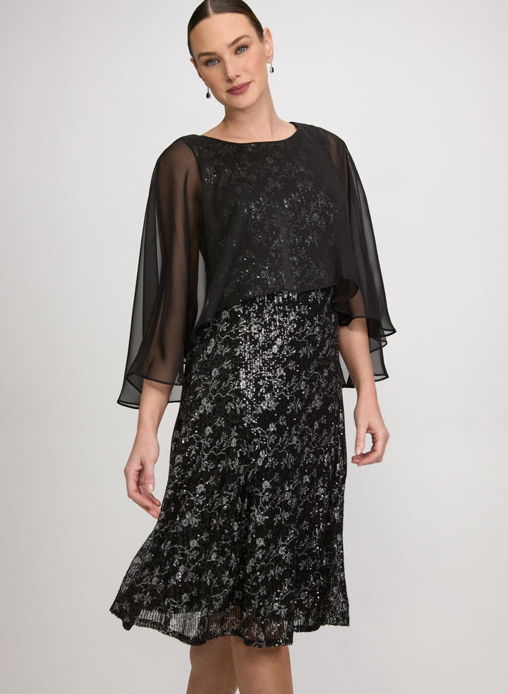 Floral Sequin Dress