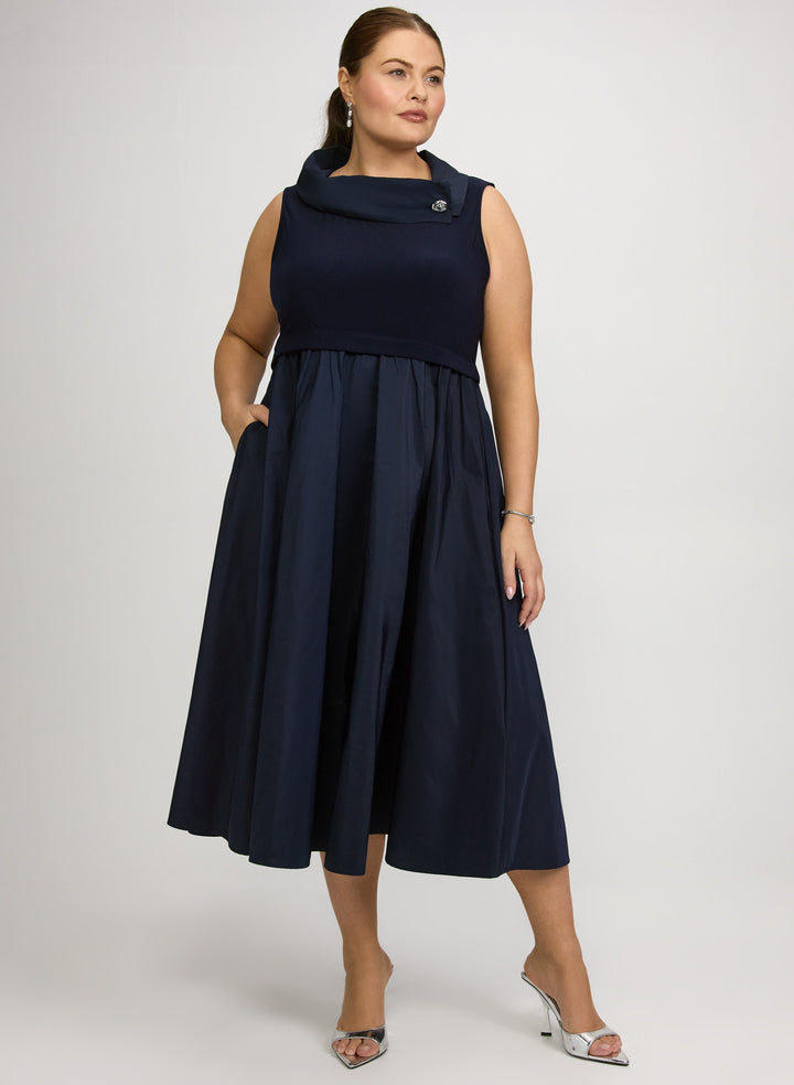 Joseph Ribkoff - Fit & Flare Midi Dress