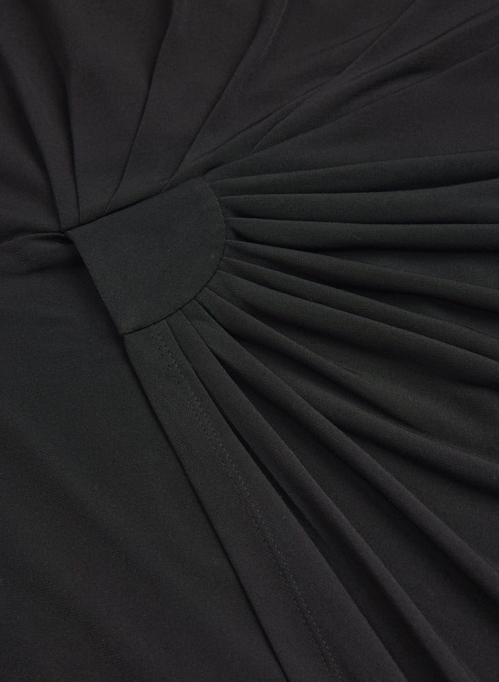 Chiffon Cape Sleeve Dress