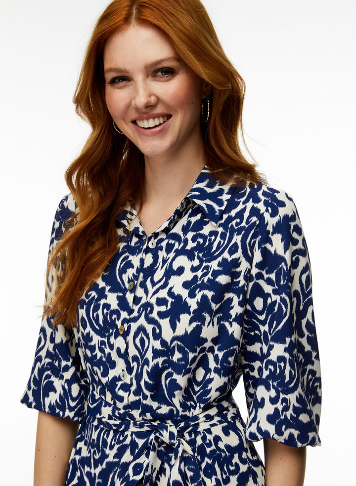 Paisley Print Dress