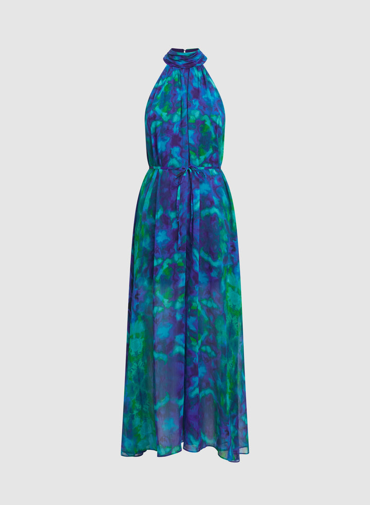 Printed Wide-Leg Jumpsuit