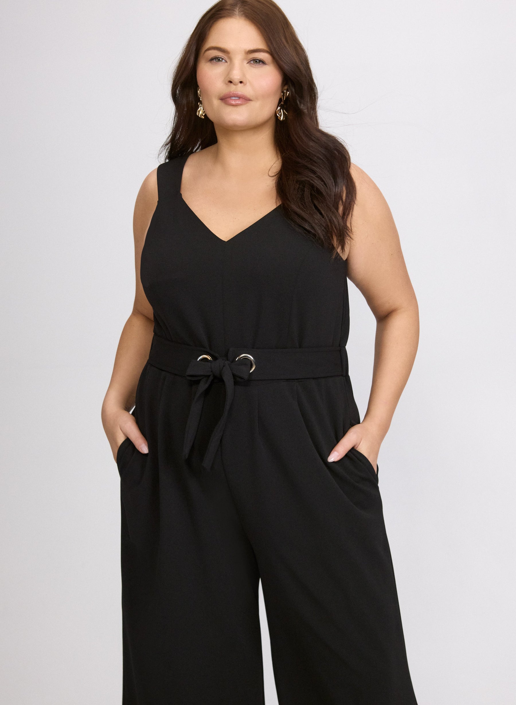 Tie-Waist Jumpsuit