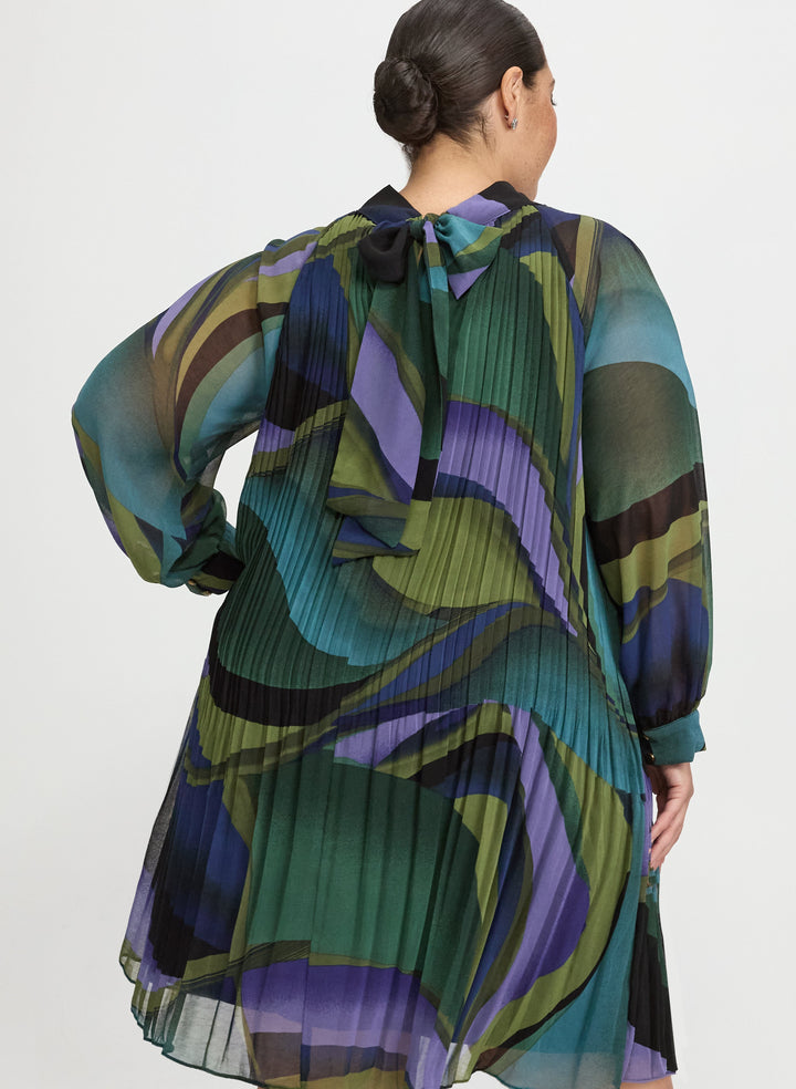 Swirl Chiffon Dress