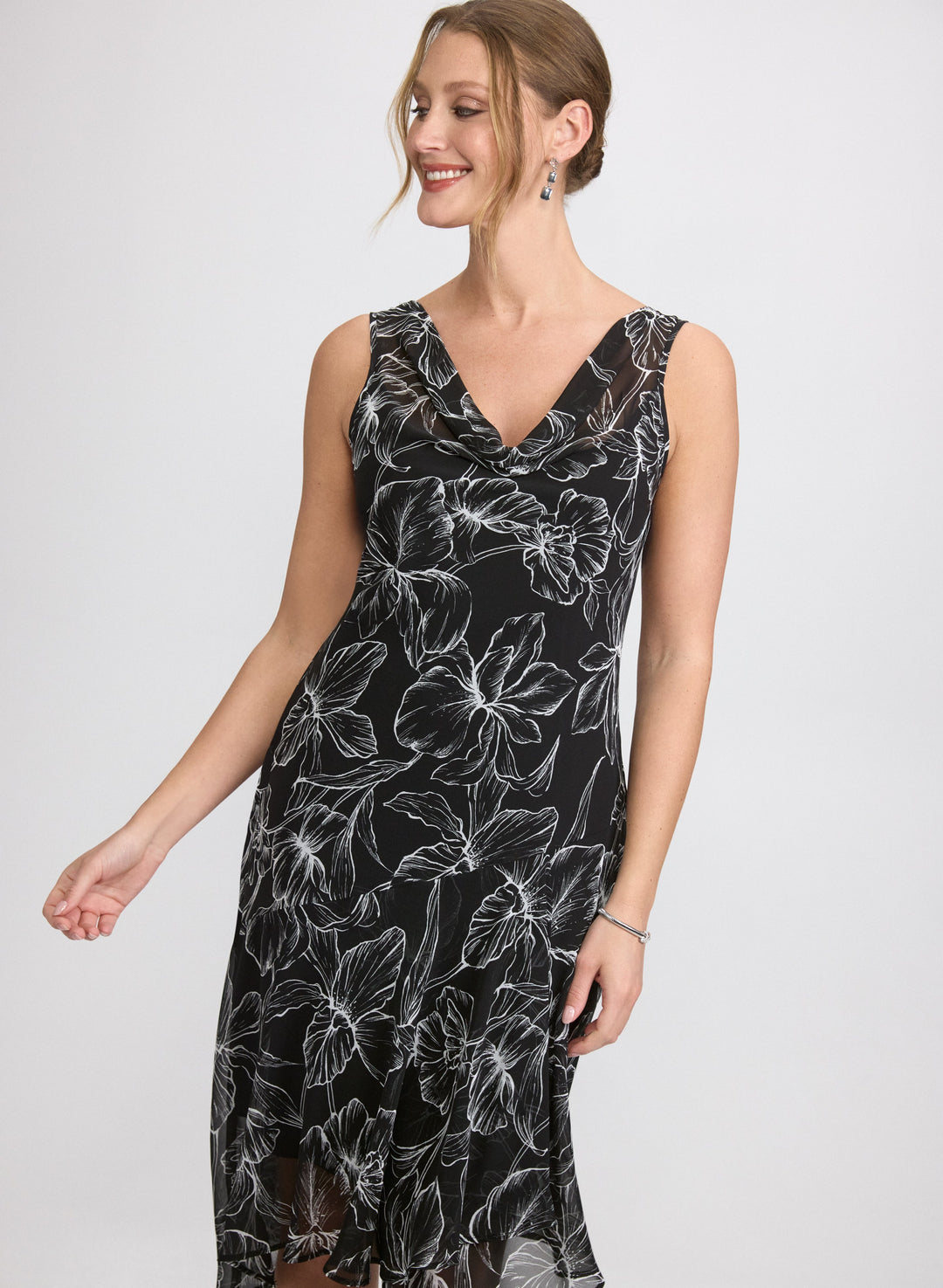 Floral Chiffon Dress
