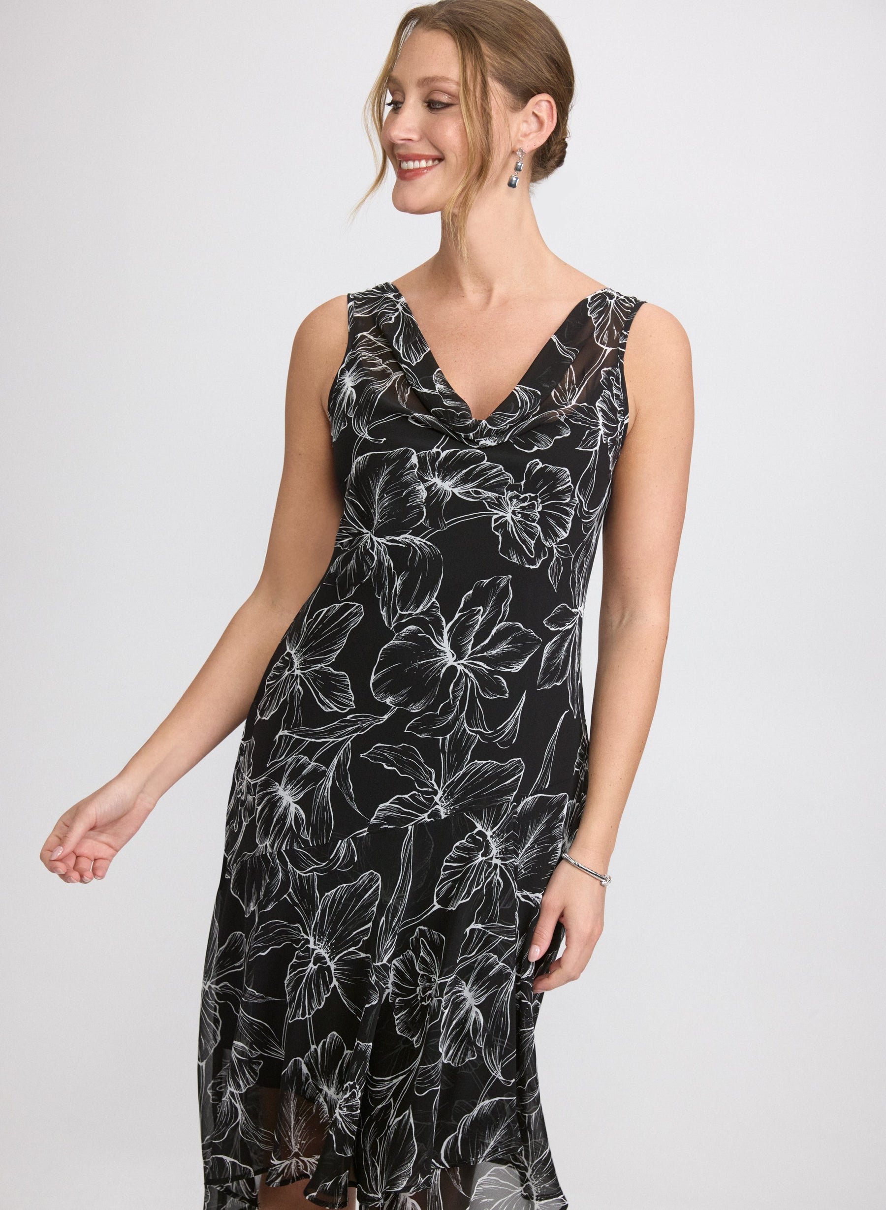 Floral Chiffon Dress
