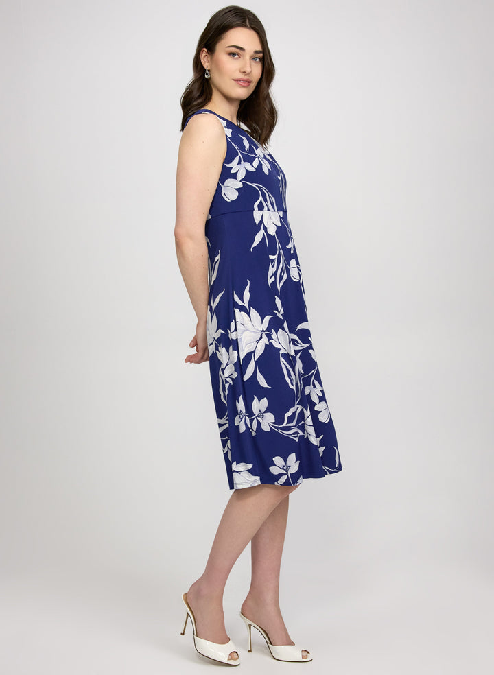 Floral Jersey Midi Dress