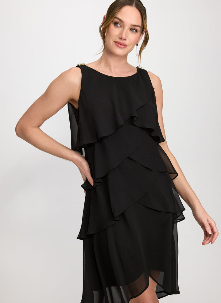 Tiered Chiffon Dress