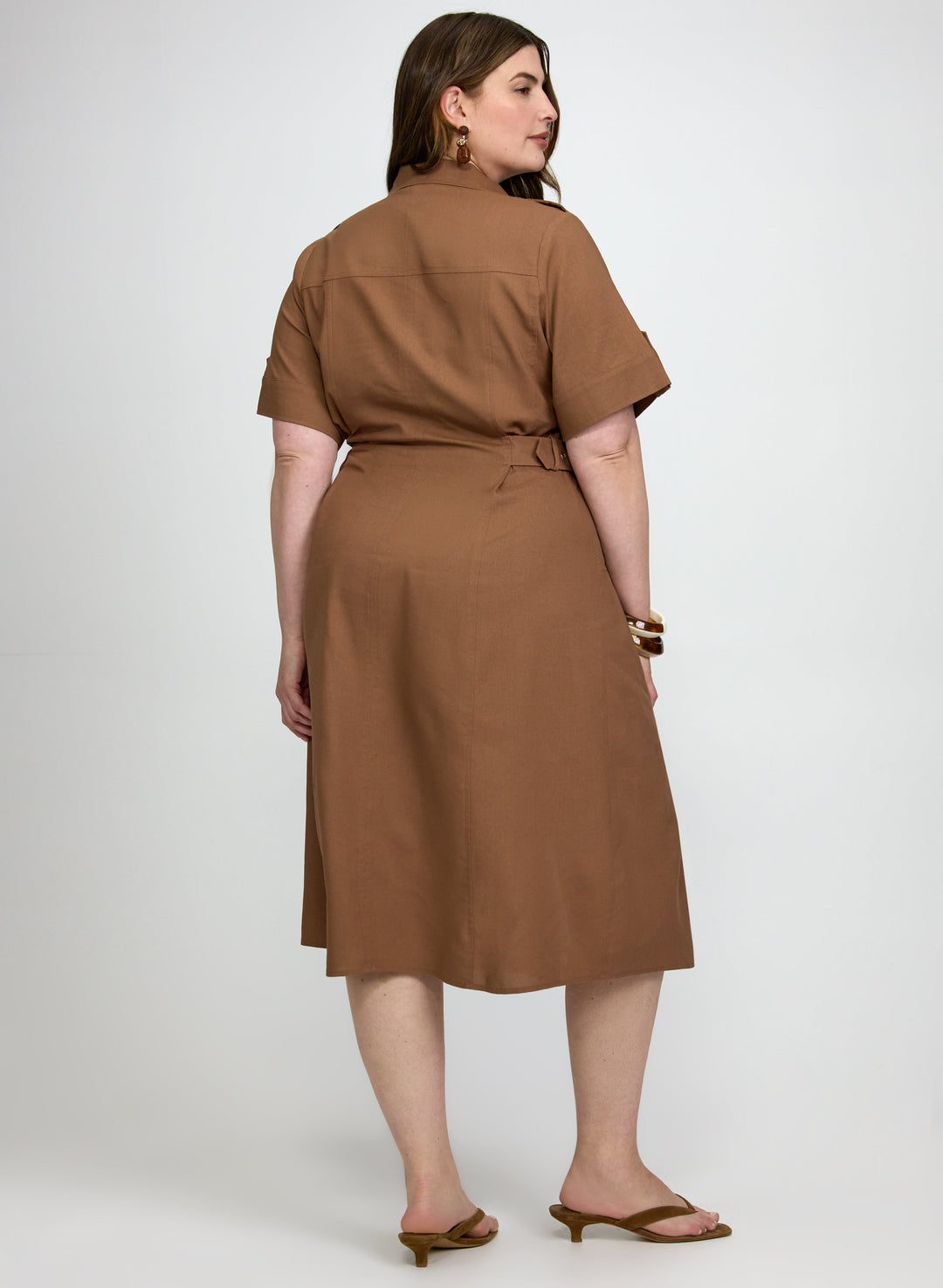 Button-Down Midi Dress