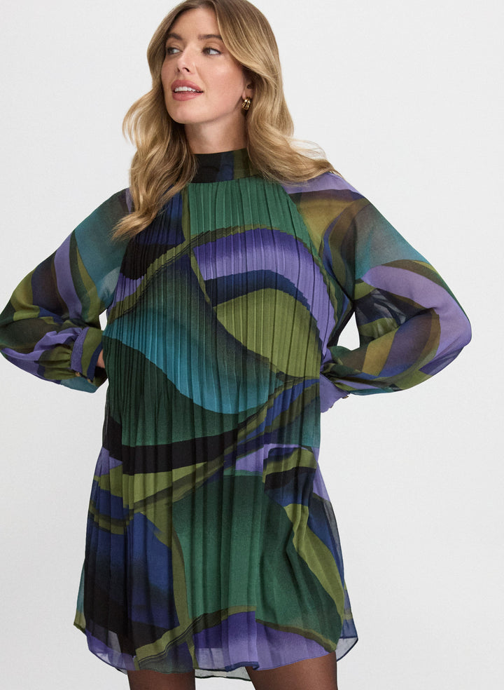 Swirl Chiffon Dress