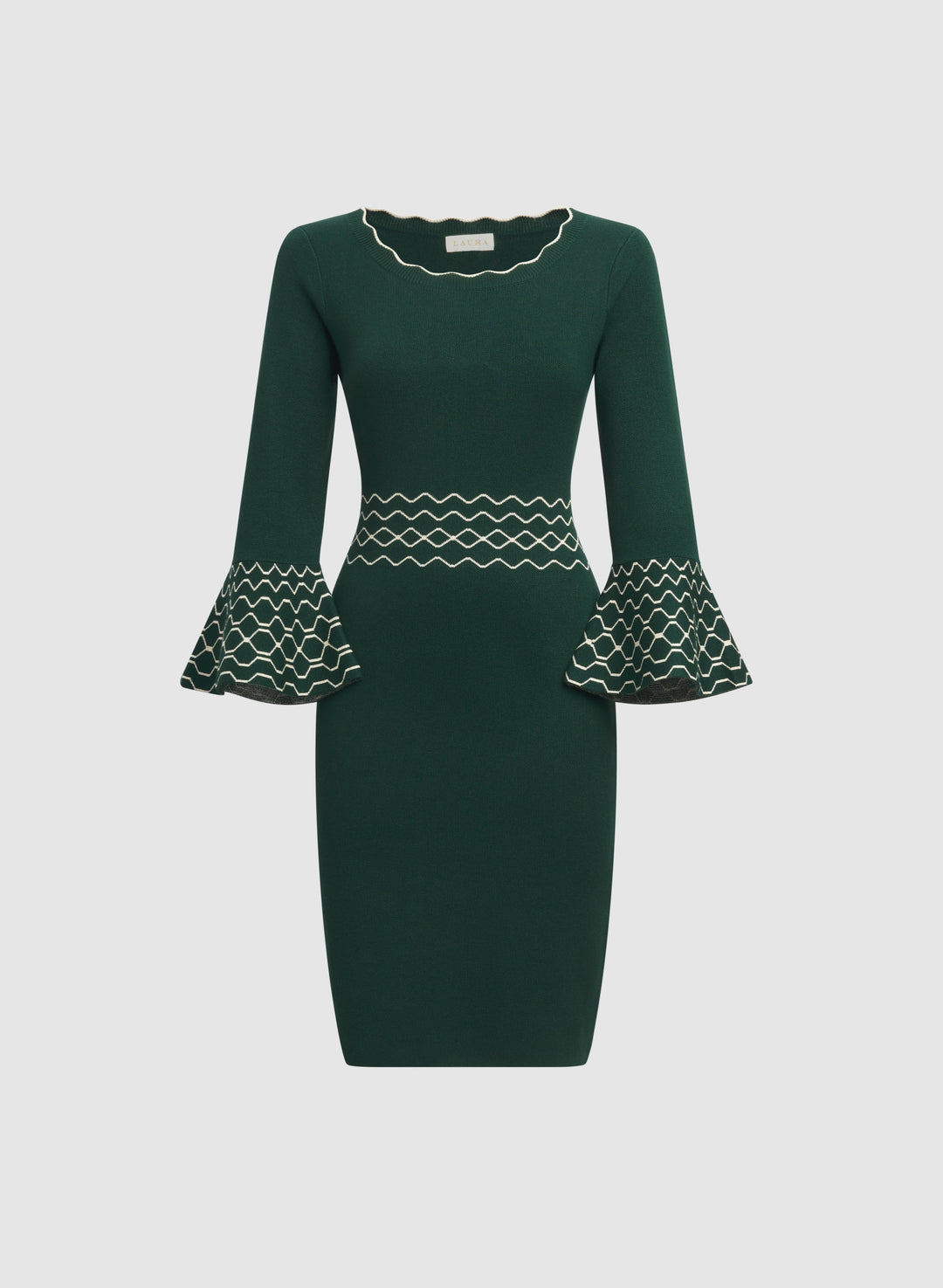 Scalloped Detail Dress