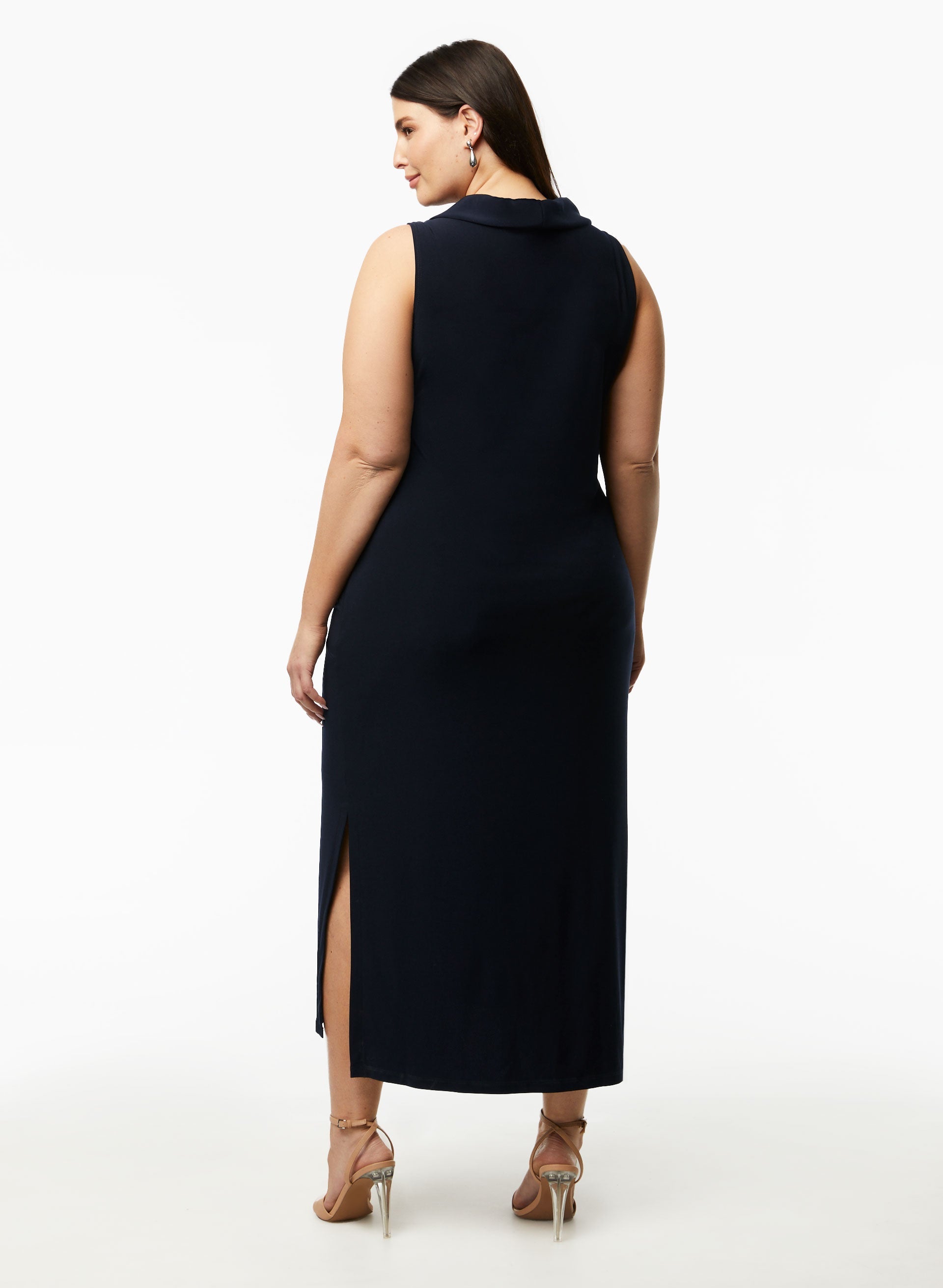 Joseph Ribkoff - Sleeveless Cowl Neck Dress