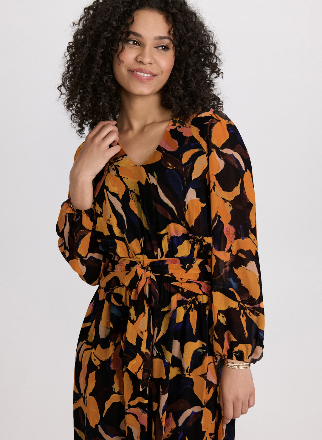 Floral Chiffon Dress