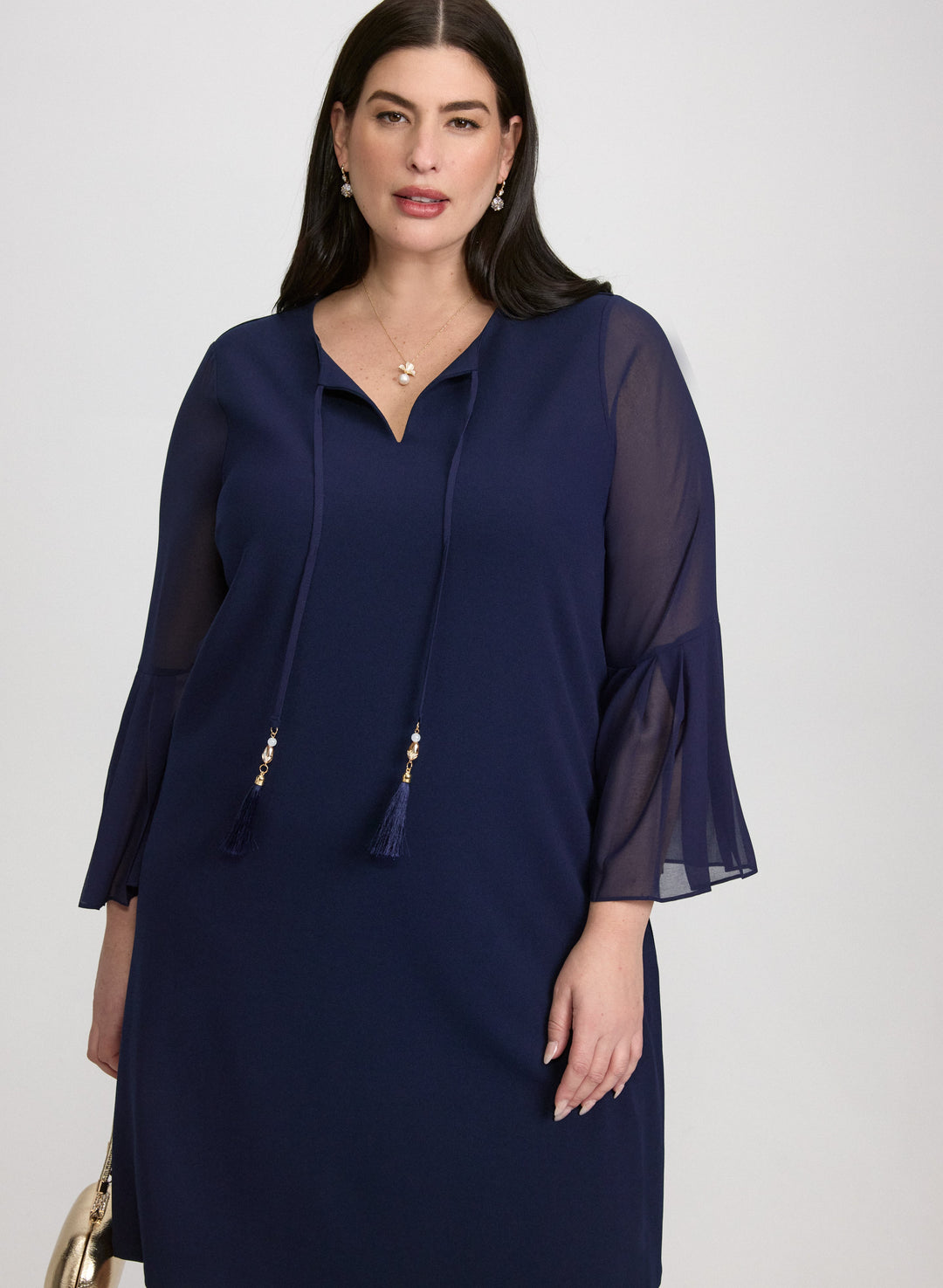 Tassel Drawstring Dress