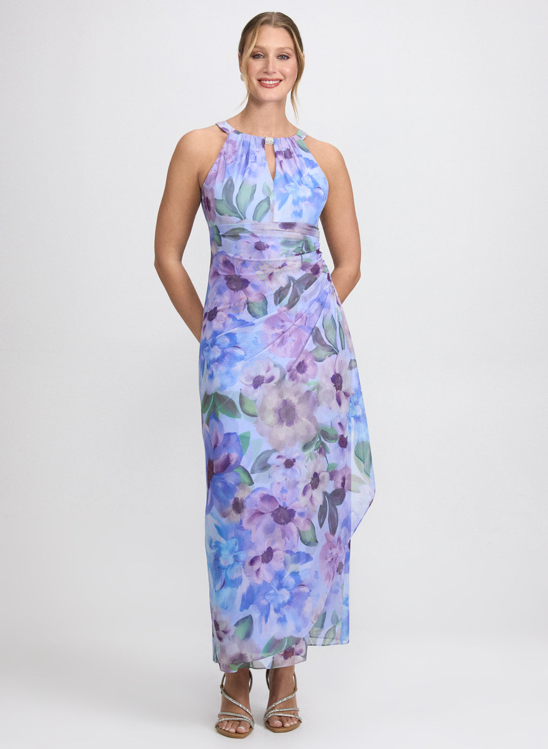 Floral Halter Dress