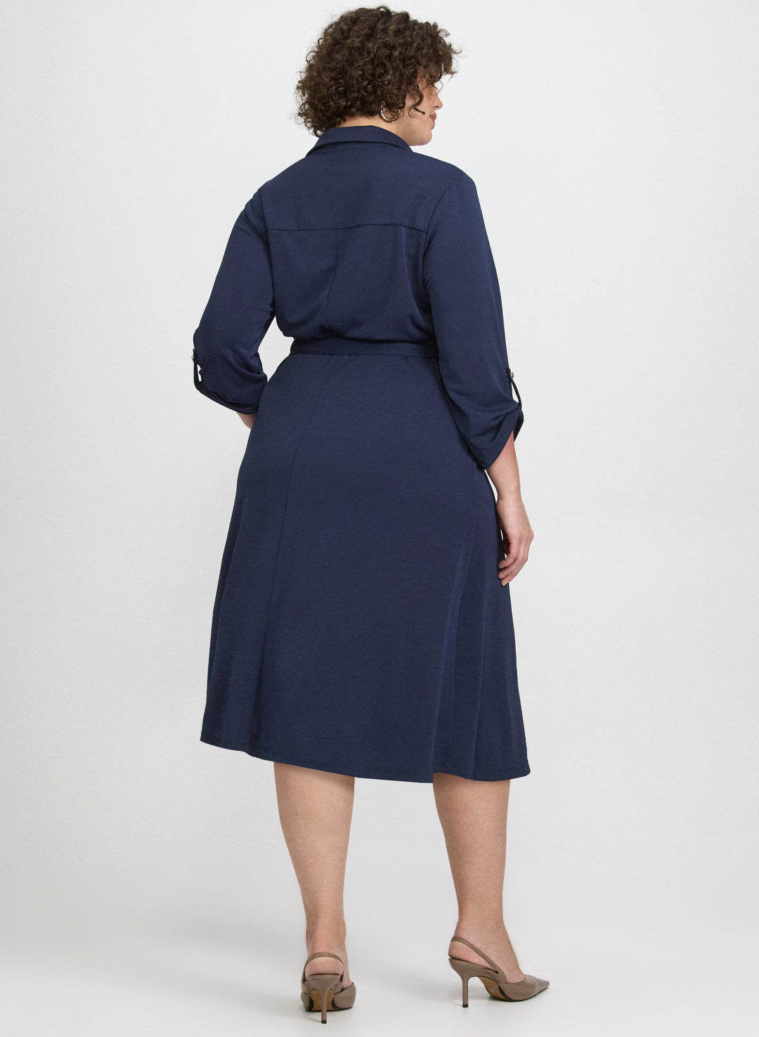 Belted Shirt Dress