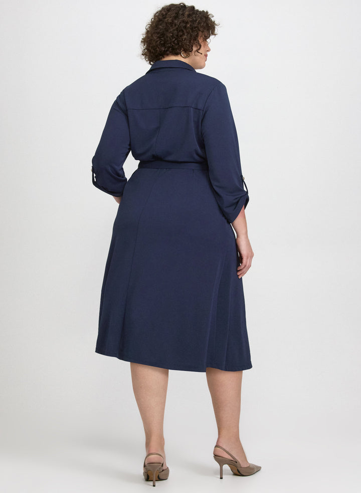 Belted Shirt Dress