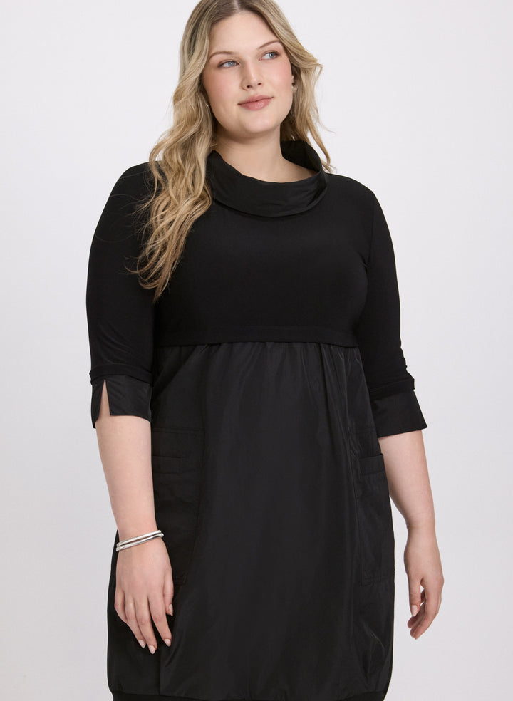 Joseph Ribkoff - Cowl Neck Bubble Dress