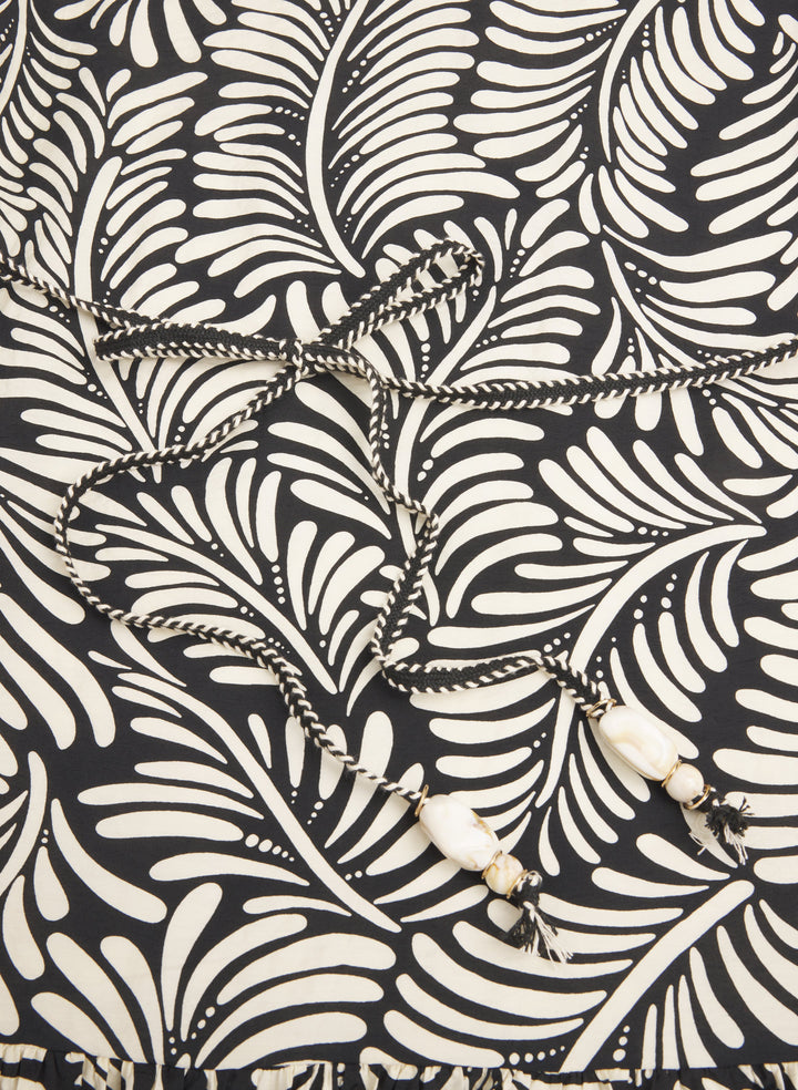 Leaf Print Dress