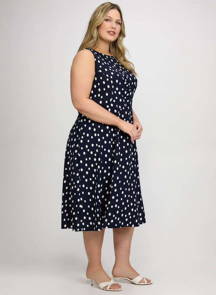 Polka Dot Midi Dress