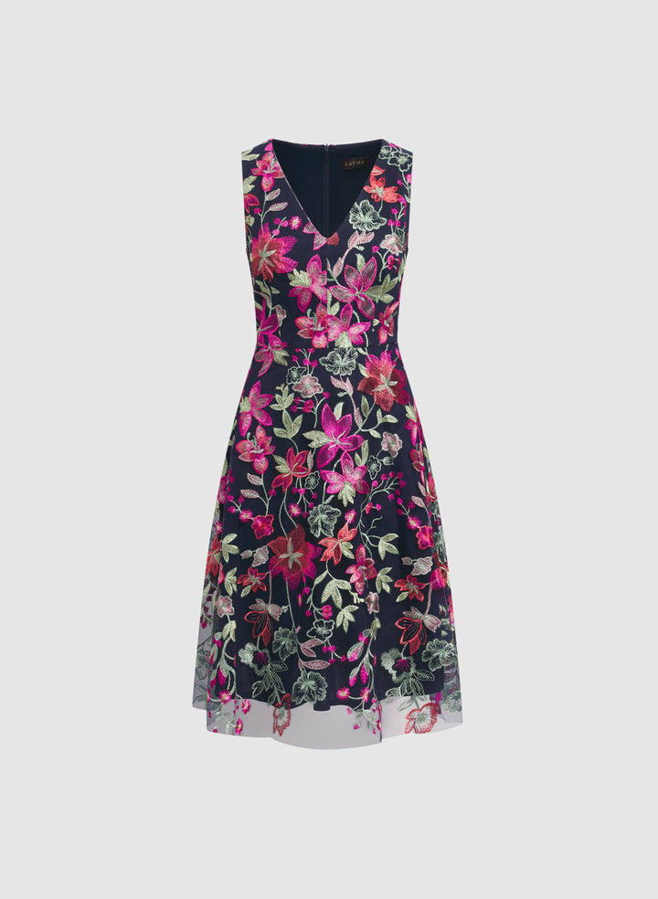 Floral Embroidered Dress