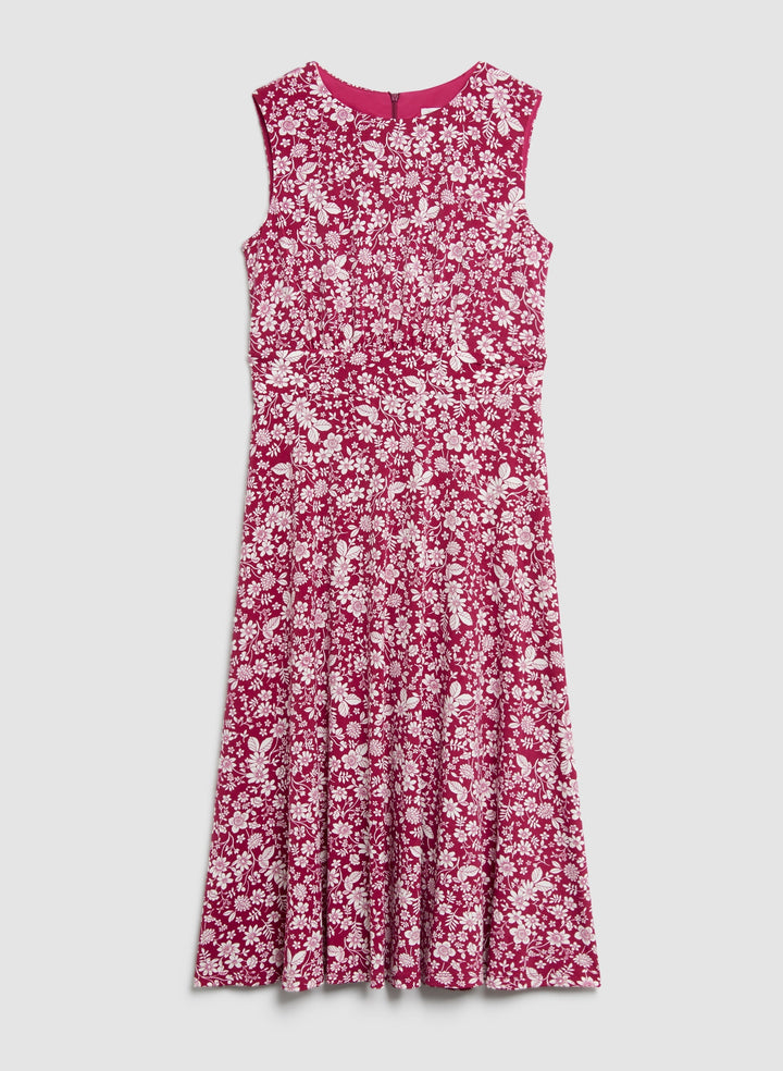 Sleeveless Floral Print Dress
