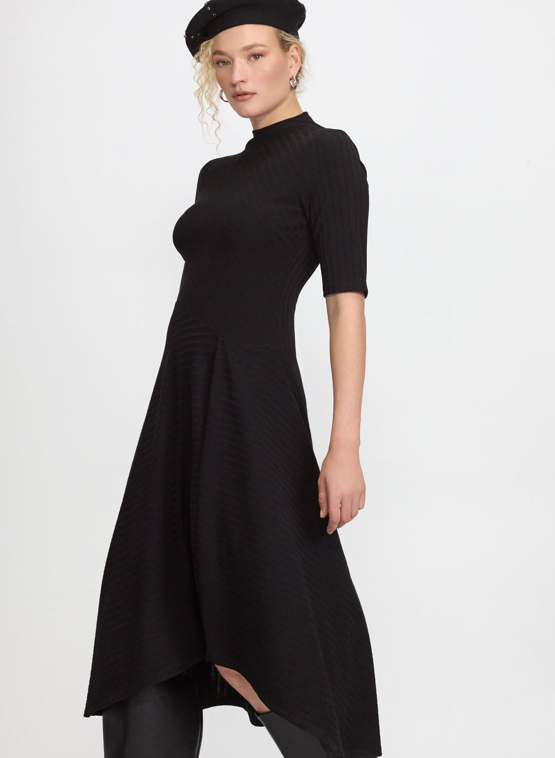 Knit Bias-Cut Dress