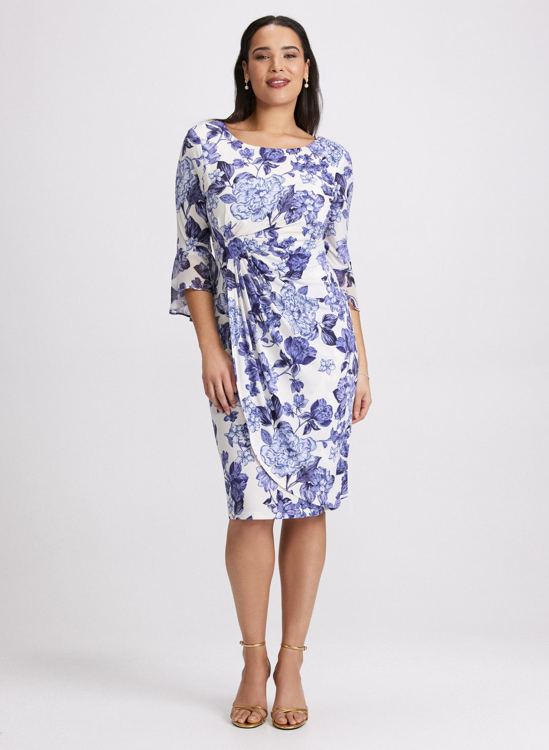 Floral Wrap Dress