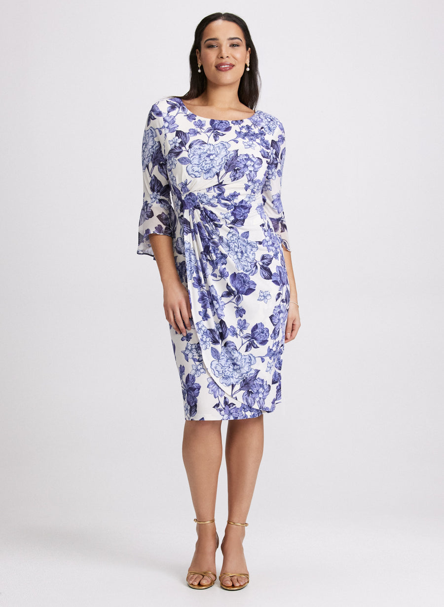 Floral Wrap Dress