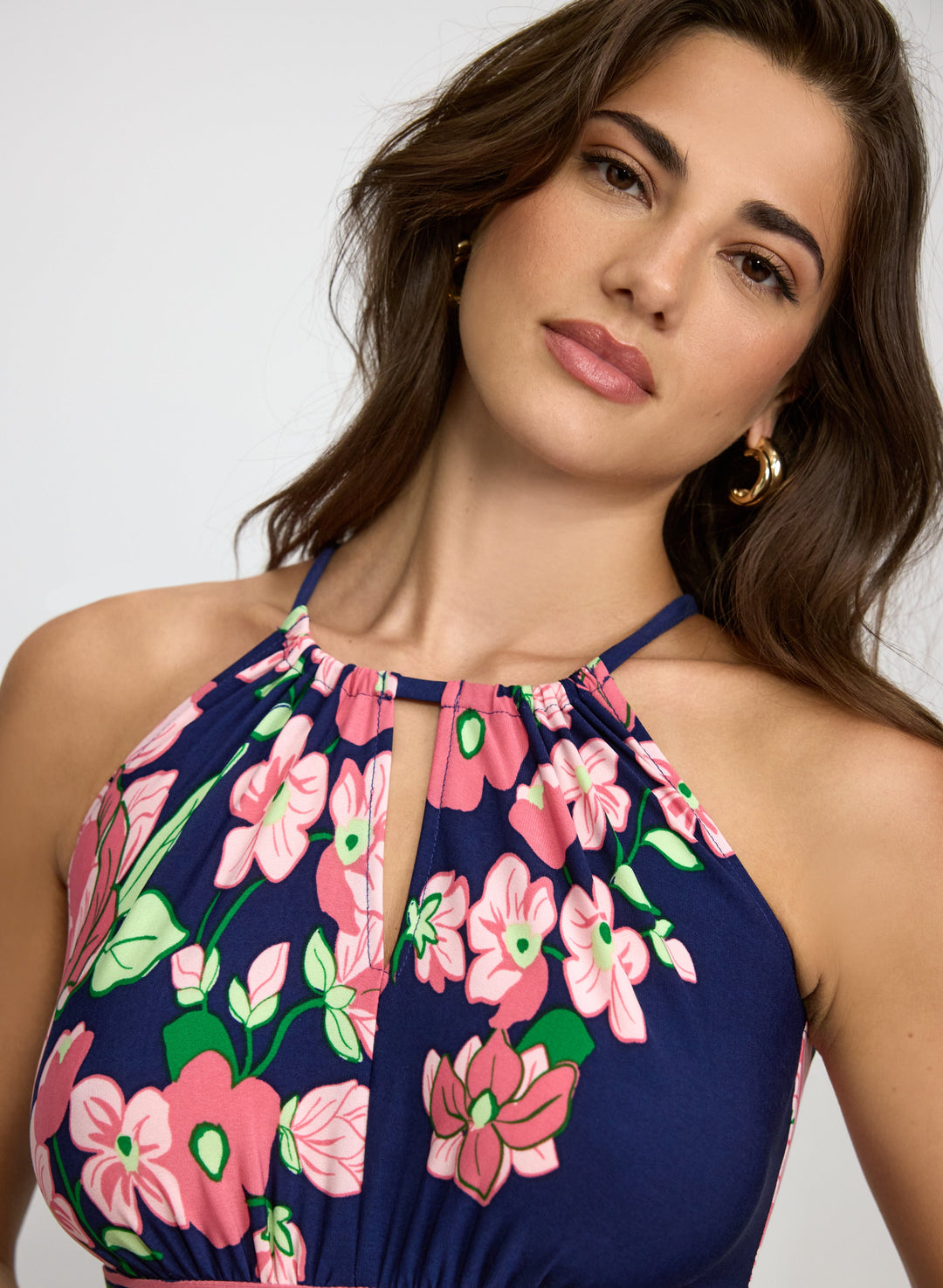 Floral Print Maxi Dress