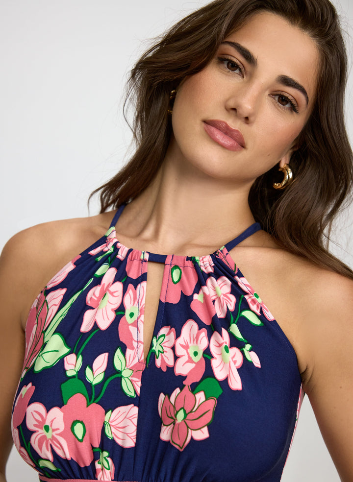 Floral Print Maxi Dress