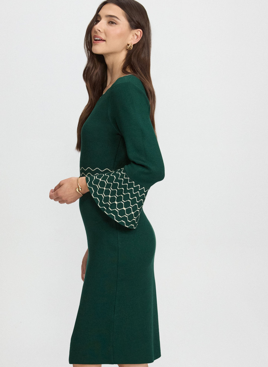 Scalloped Detail Dress