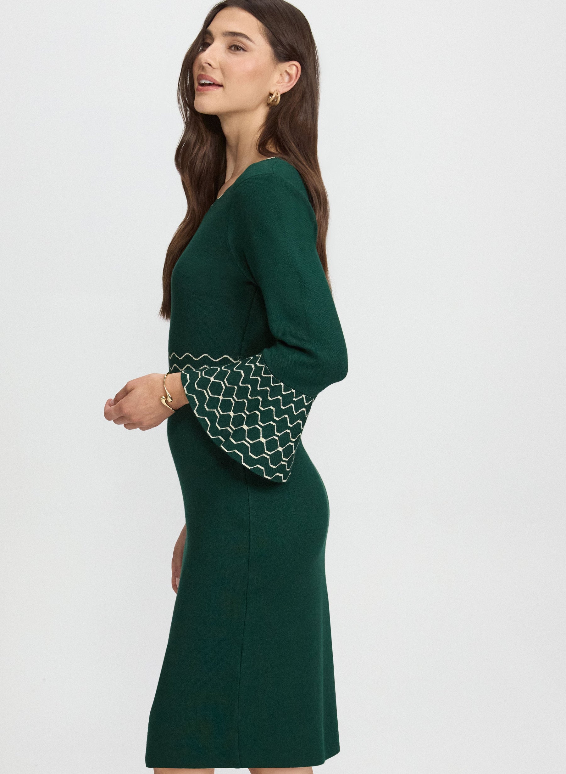 Scalloped Detail Dress