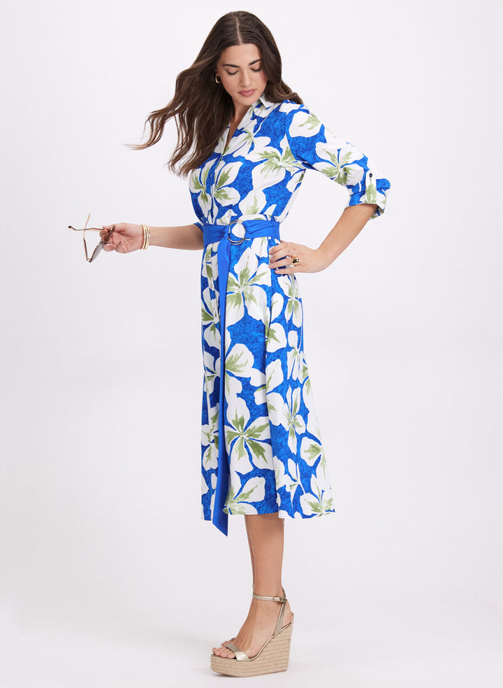 Floral Shirt Dress