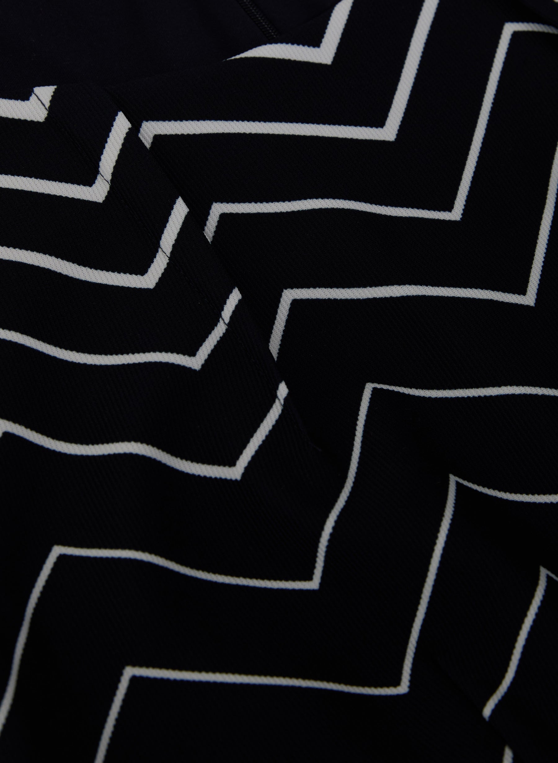 Zig-Zag Print Dress