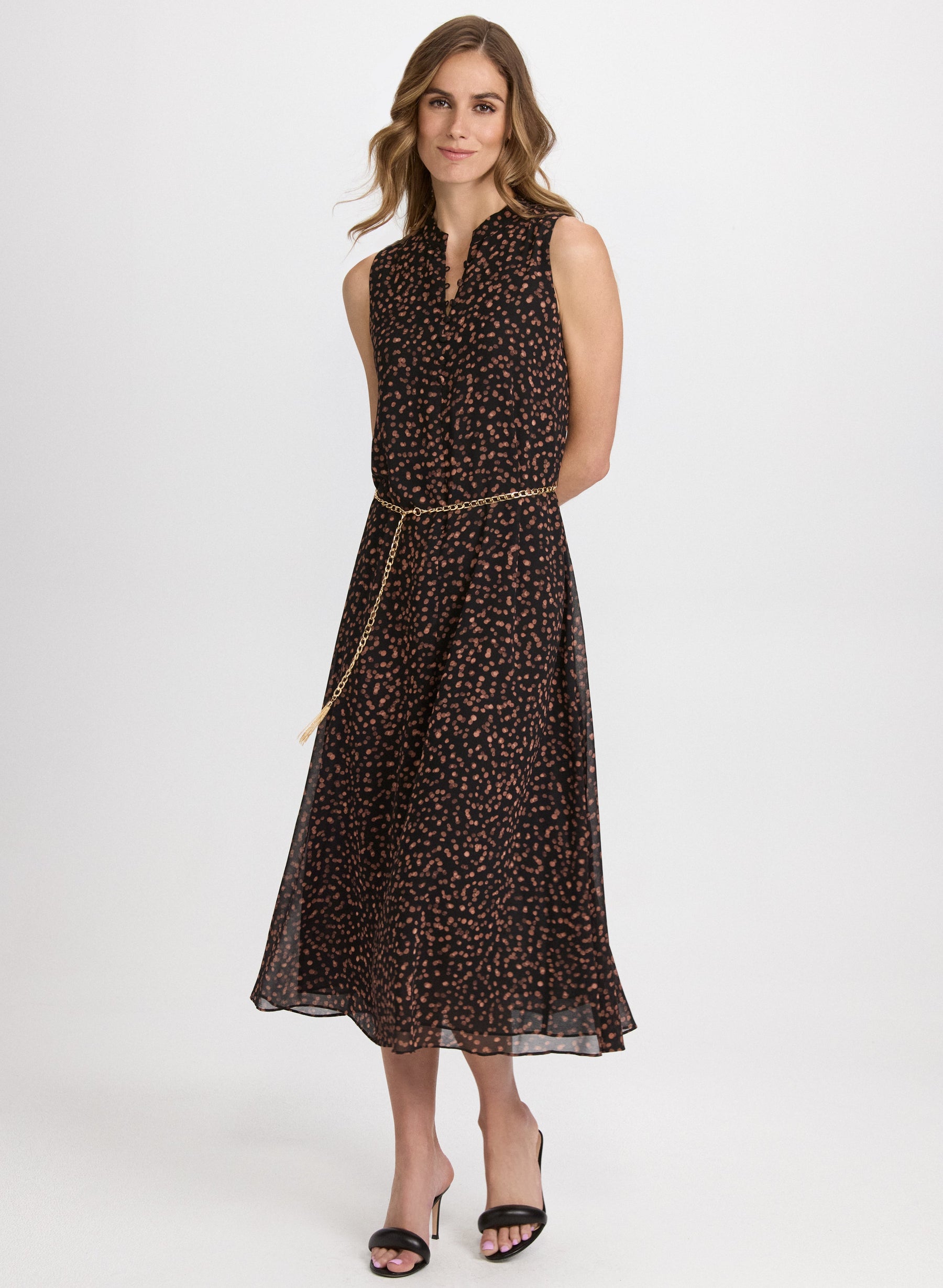 Dot Print Dress