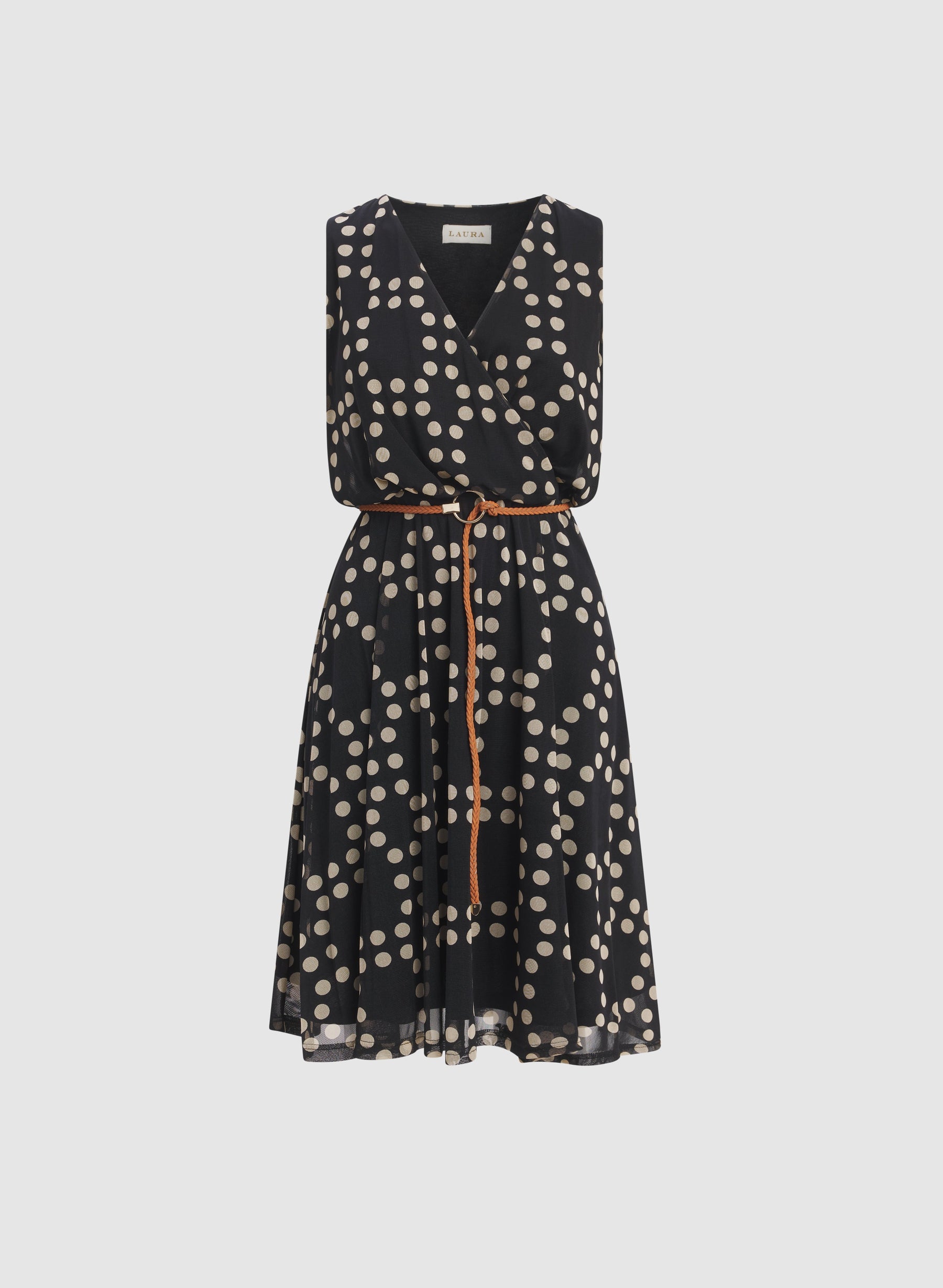 Mixed Polka Dot Dress