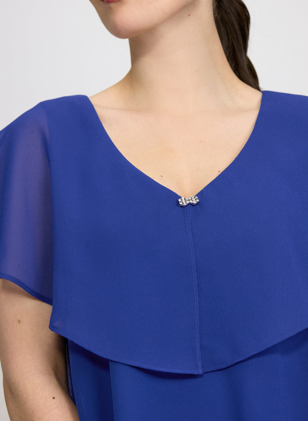 Tiered Capelet Dress