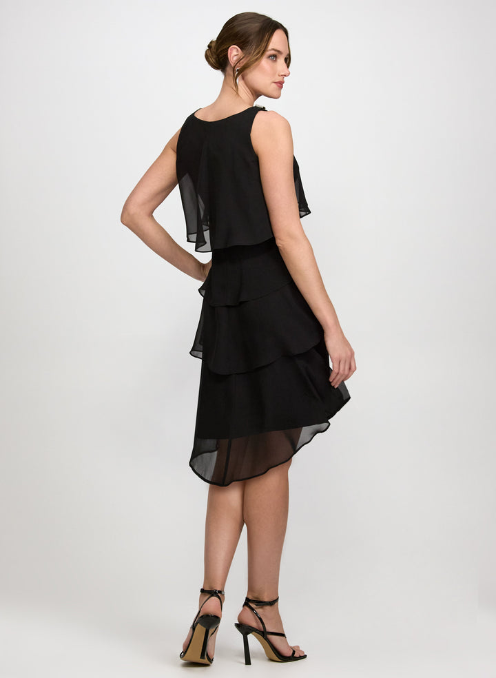 Tiered Chiffon Dress