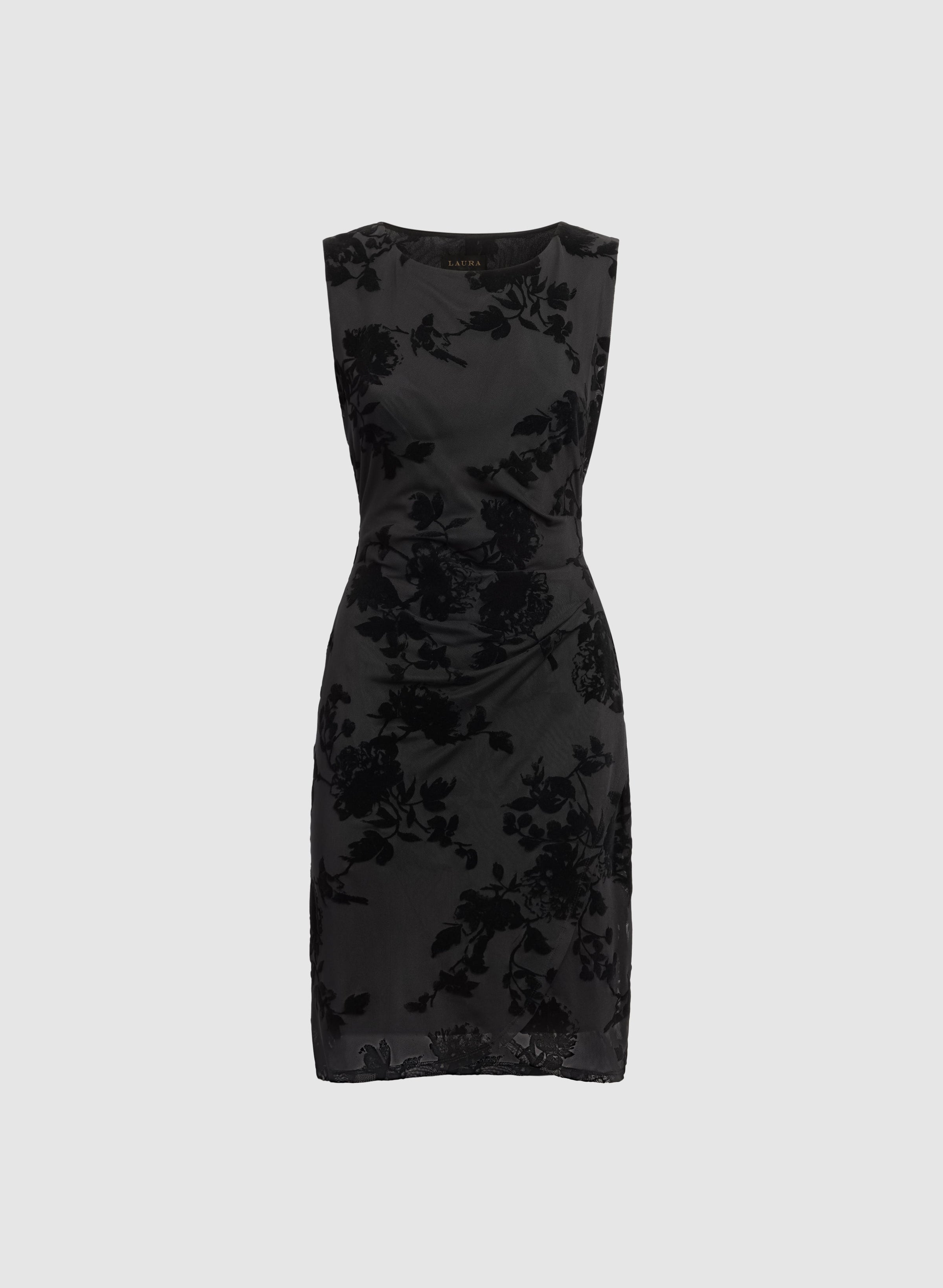Velvet Flocked Dress