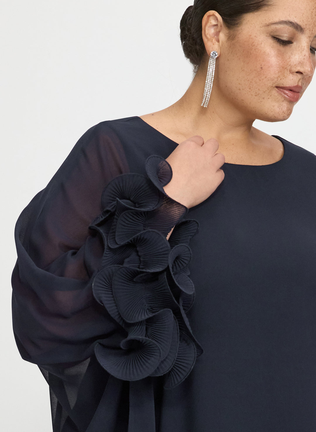 Frill Sleeve Dress