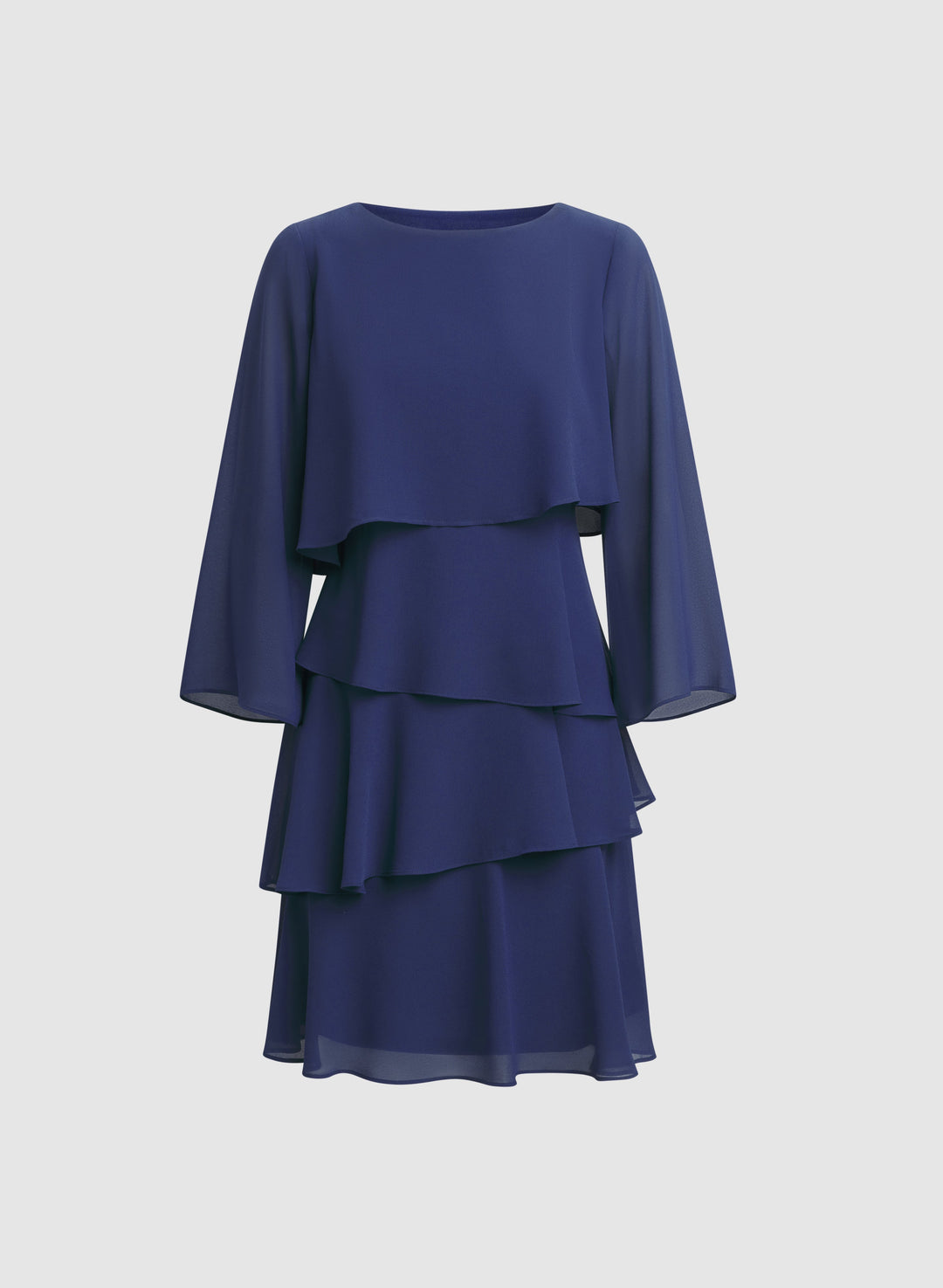 Tiered Chiffon Dress