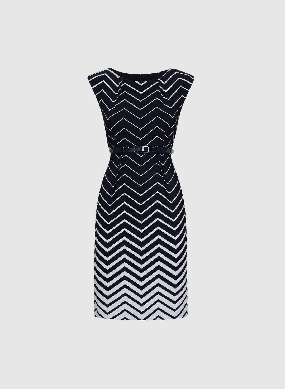 Zig-Zag Print Dress