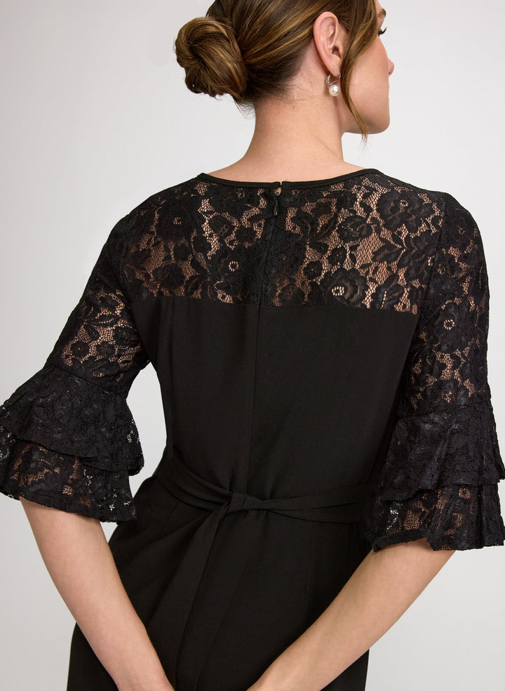 Lace Detail Sheath Dress