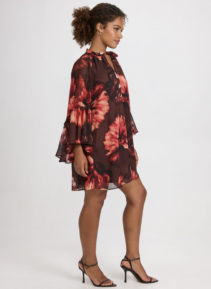 Floral Bell Sleeve Dress