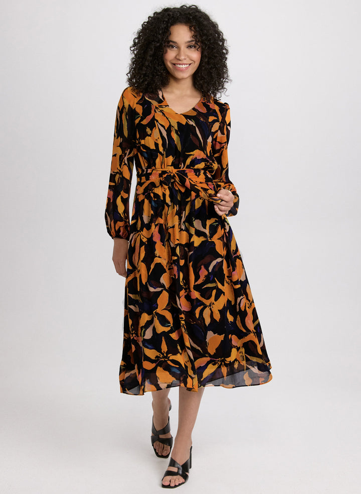 Floral Chiffon Dress