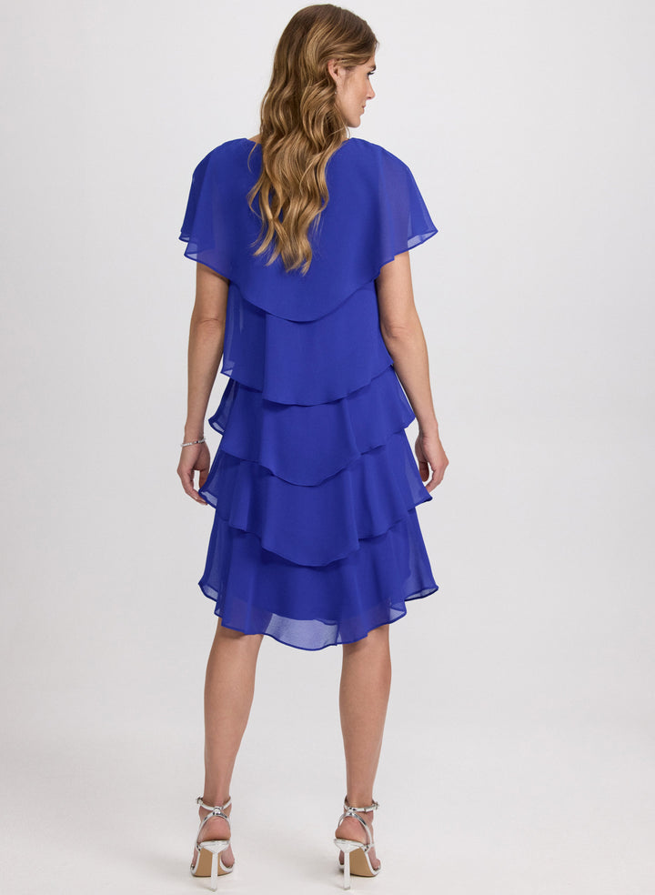 Tiered Chiffon Dress