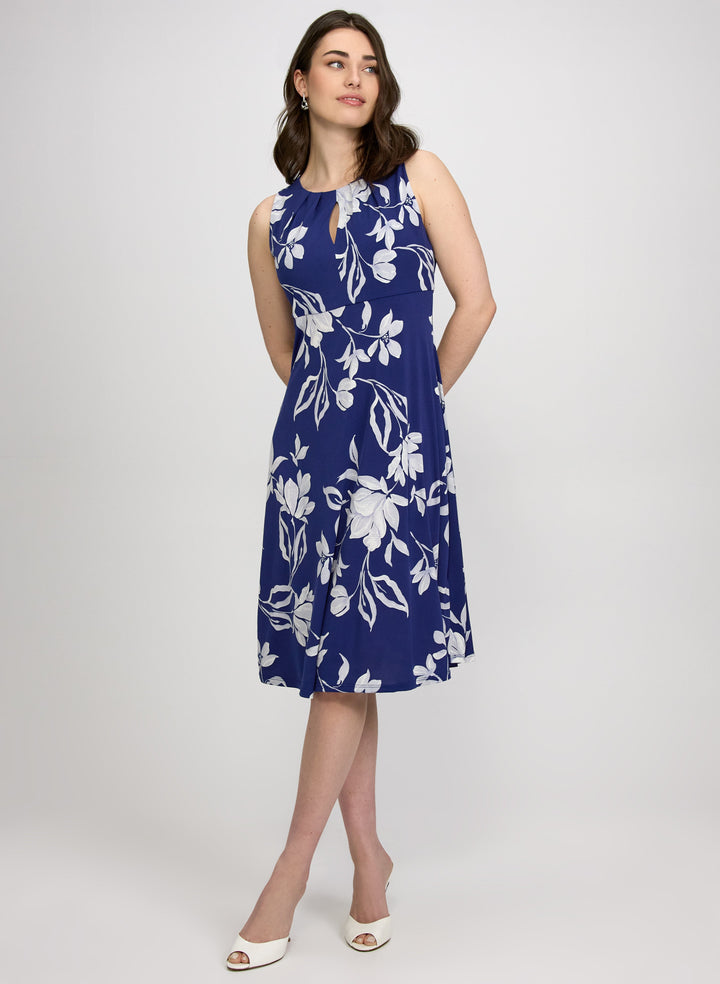 Floral Jersey Midi Dress