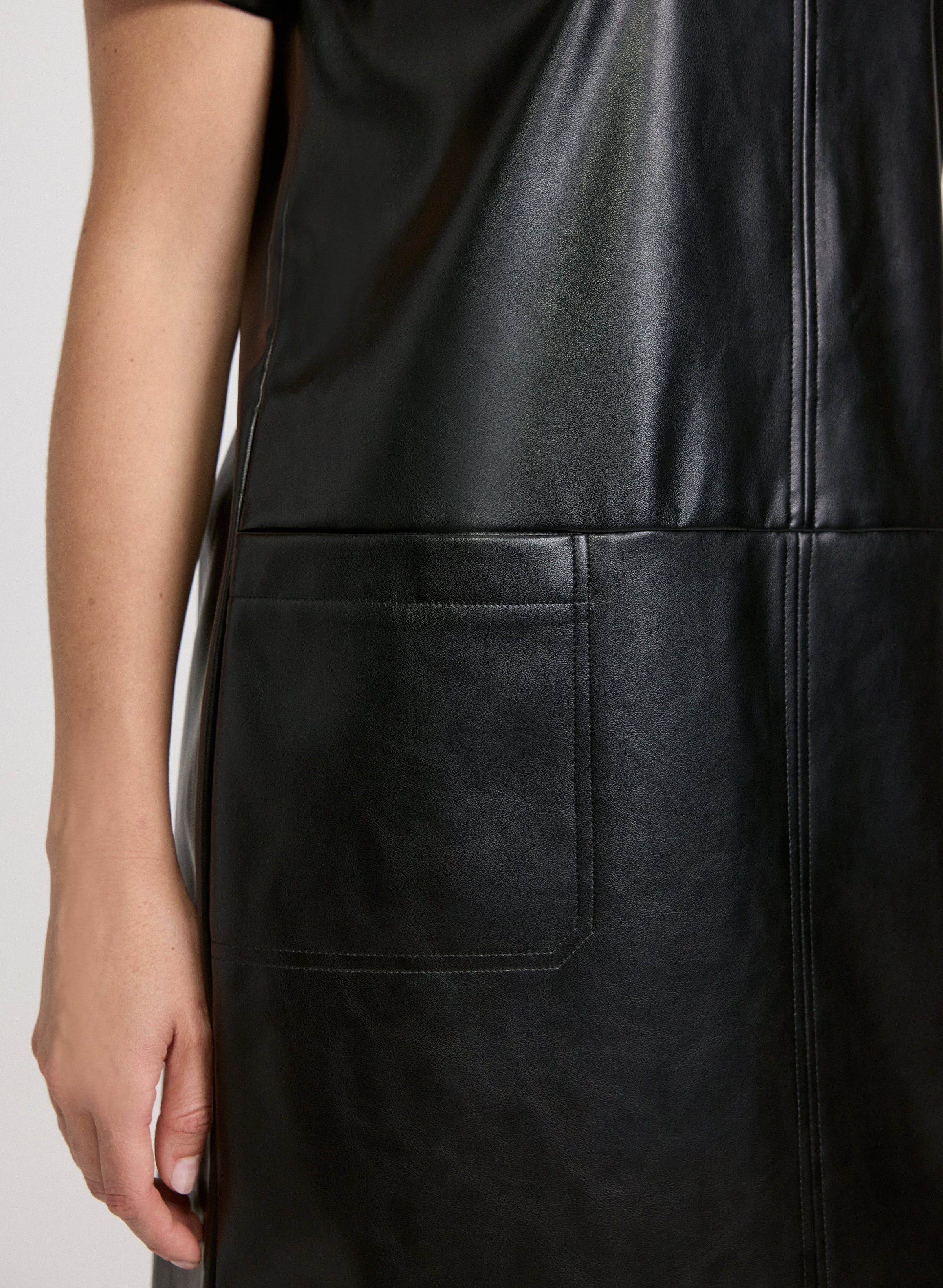 Vegan Leather Dress